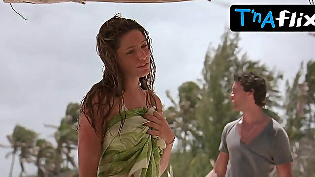 Kelly Brook Breasts, Bikini Scene in Survival Island
