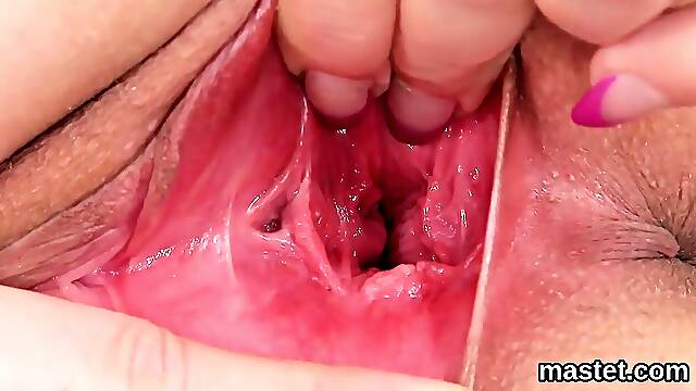 Wacky czech girl opens up her tight vagina to the peculiar