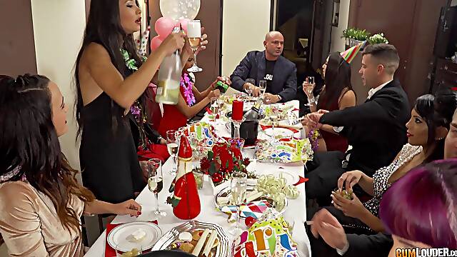 Party and group sex with Alberto, Apolonia, Claudia Bavel, etc.