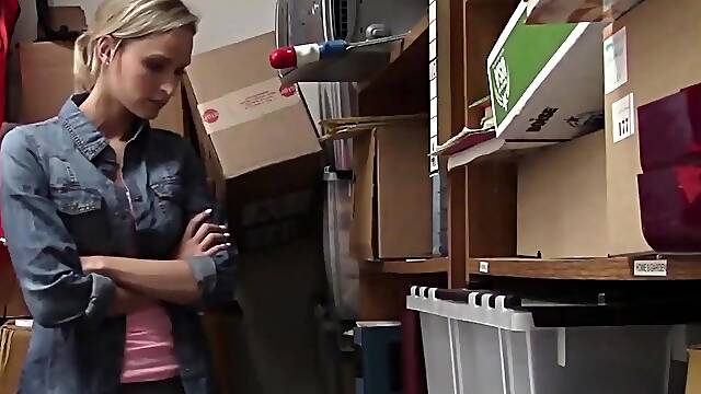 Shoplyfter - Skinny Blonde Cutie Emma Hix Gives Her Pussy