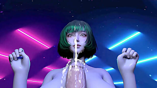 Hot Asian with Huge Boobs Give Titjob POV