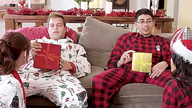 Diego Perez and Nicky Rebel have a plan to fuck their stepsisters Reese Robbins and S