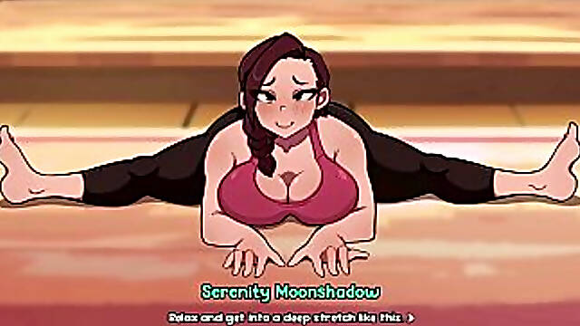 Yoga with Milf Stepmom - Bubbles and Babes part 14