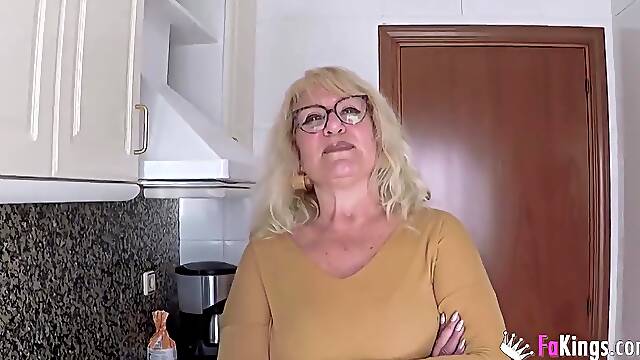 Spanish Granny Knows How To Handle A Young Cock