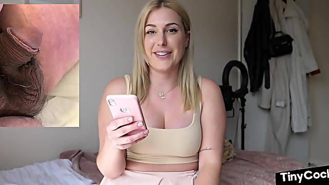 SPH amateur sex solo big-titted babe talking dirty while showing