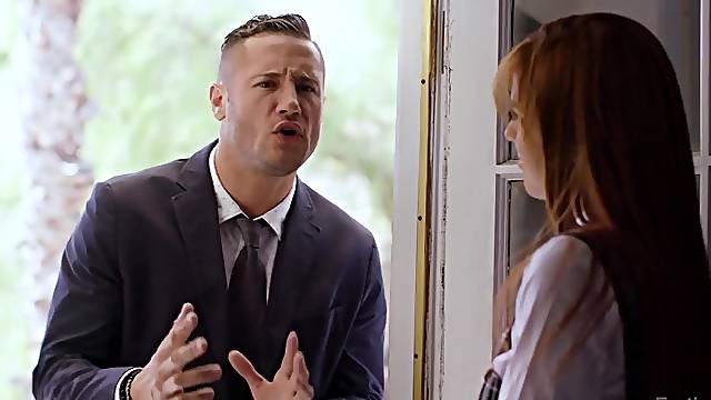 Hot ginger babe Scarlett Mae Trouble With Selfies