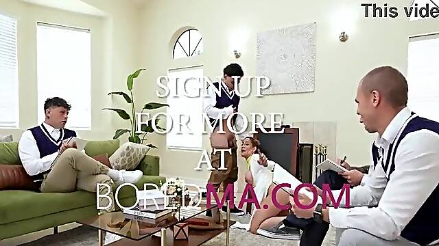 Teacher Uses Her Booty to Pass Those Losers