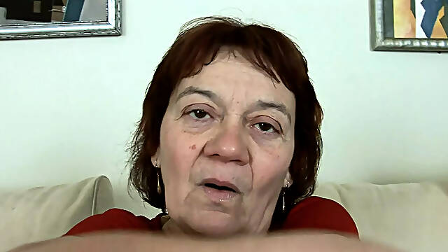 Large nippled unshaved granny – deepthroat and cum in throat