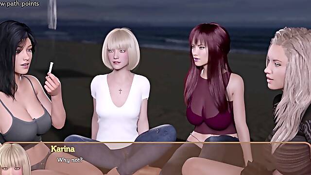 Freeloading Family 15 we went to a nude beach and i got my prick inhaled on the beach