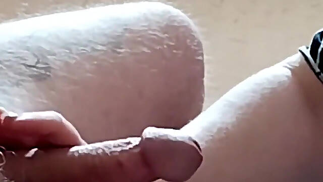 A dick cums after masturbation cum close-up