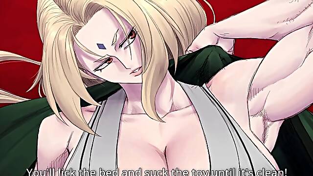 Tsunade tests you to become a ninja