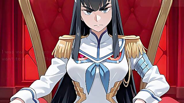Endure 3 hot students to taste Satsukis stunning figure (Sex JOI)