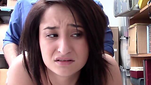 Amateur hotties Chad & Isabella get raunchy in a reality cop fantasy