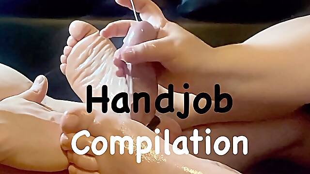 Amateur Handjob Compilation #1