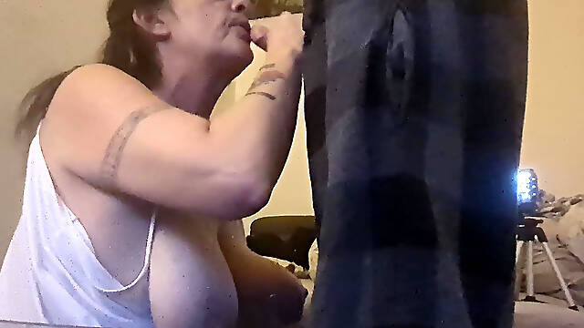 Mature Bit Tit Wife Dawn, Blows Me Every Morning Before Work