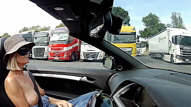 Titty Tuesday Blindfold Truck Stop Fun