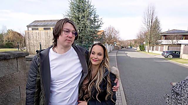 A guy caught his wife with two guys, Charlie Dean and Veronica Leal, in a compromising situation.